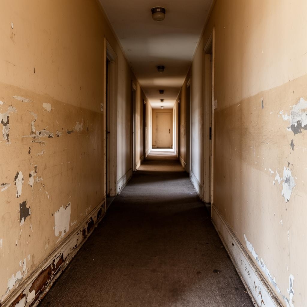 Condo interior before painting renovation